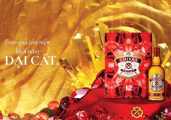 Rượu Chivas 12 hộp quà tết 2026