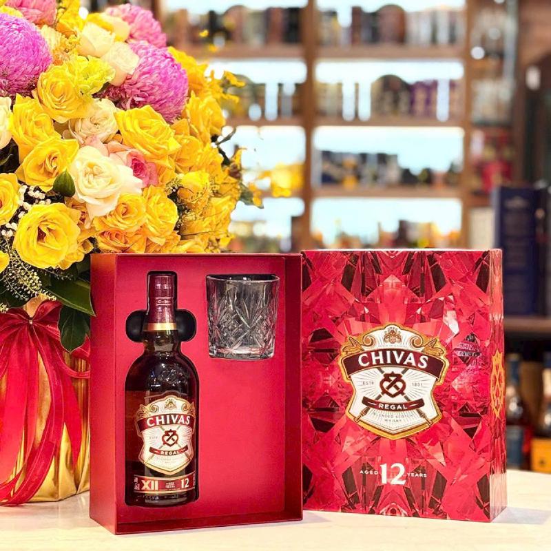 Rượu Chivas 12 hộp quà tết 2026