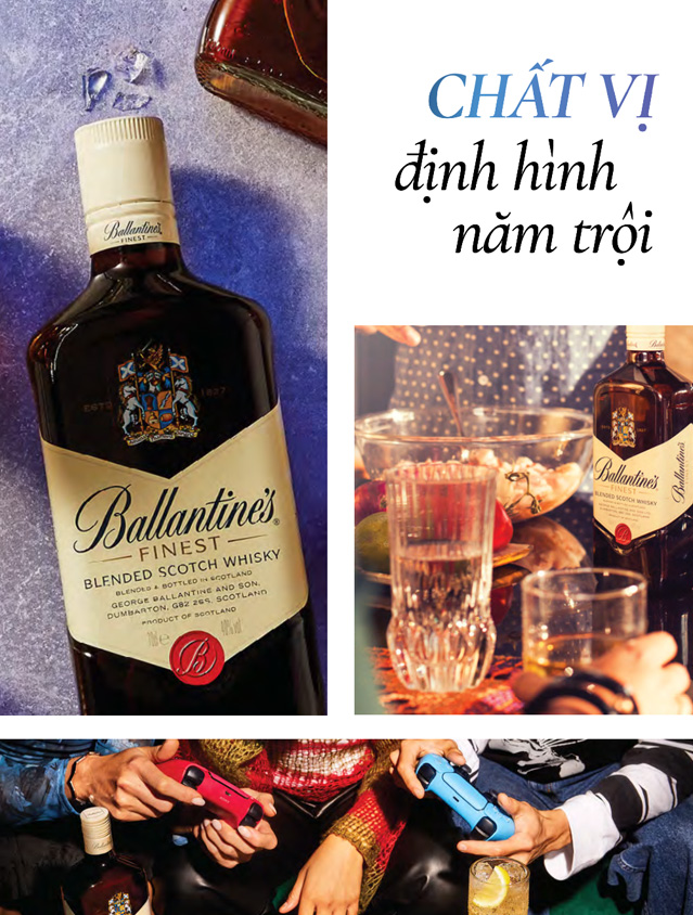Rượu Ballantine’s Finest hộp quà tết 2026