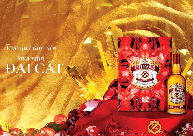 Chivas 12 hộp quà tết 2026