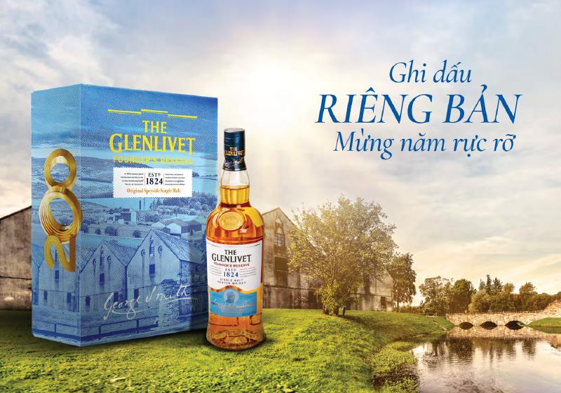 Rượu The Glenlivet Founder’s Reserve hộp quà tết 2026